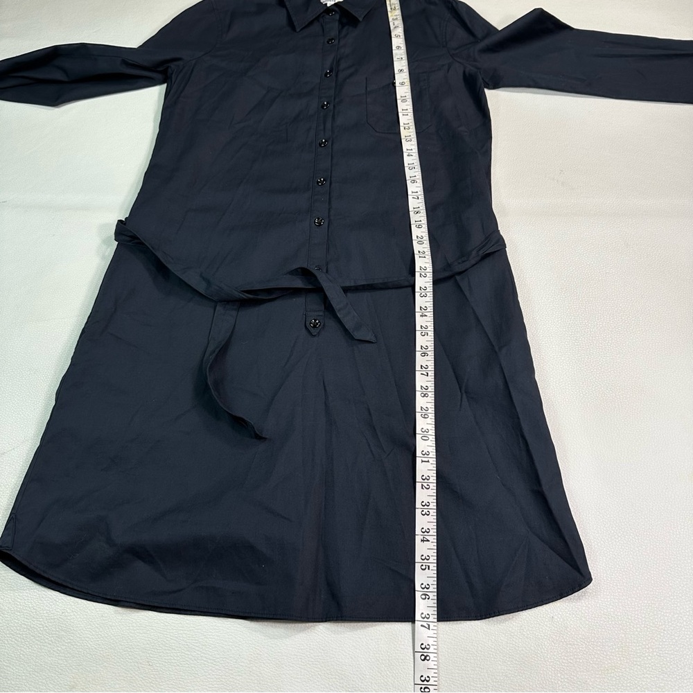 Lacoste Women's Long Sleeve Button Through Belted Pique Dress - Picture 9 of 9